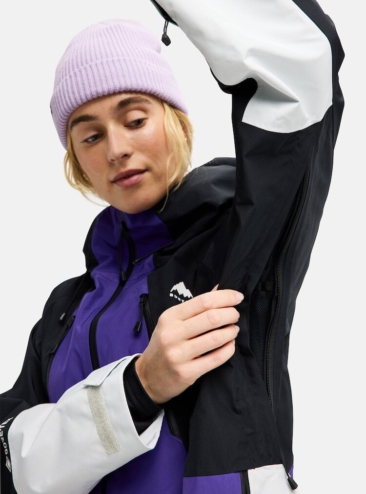 Burton Burton Women's Reserve Gore-Tex 2L Jacket | Prism Violet/True Black/Gray Cloud