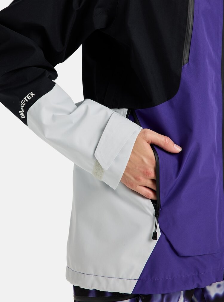 Burton Burton Women's Reserve Gore-Tex 2L Jacket | Prism Violet/True Black/Gray Cloud