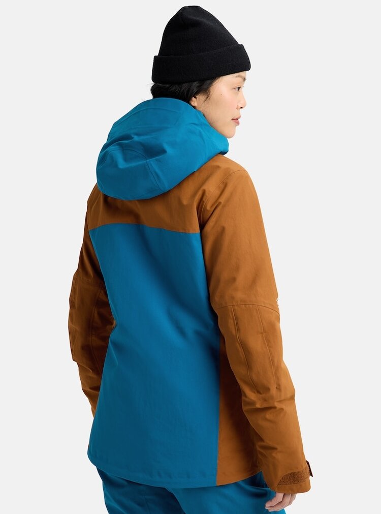 Burton Women's [ak] Embark GORE-TEX 2L Jacket | Blue Teal / Chestnut Brown