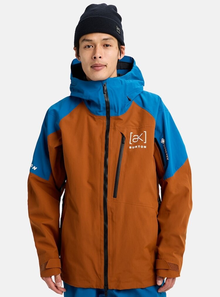 Burton Burton Men's [Ak] Cyclic Gore‑Tex 2L Jacket | Chestnut Brown/Blue Teal