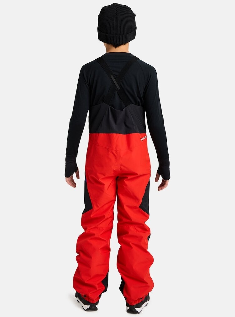 Burton Kids' Powline GORE-TEX 2L Bib Pants | Flame Scarlet / True Black