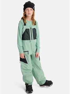 Burton Kids' Outbeam 3L Bib Pants | Soft Sage/True Black