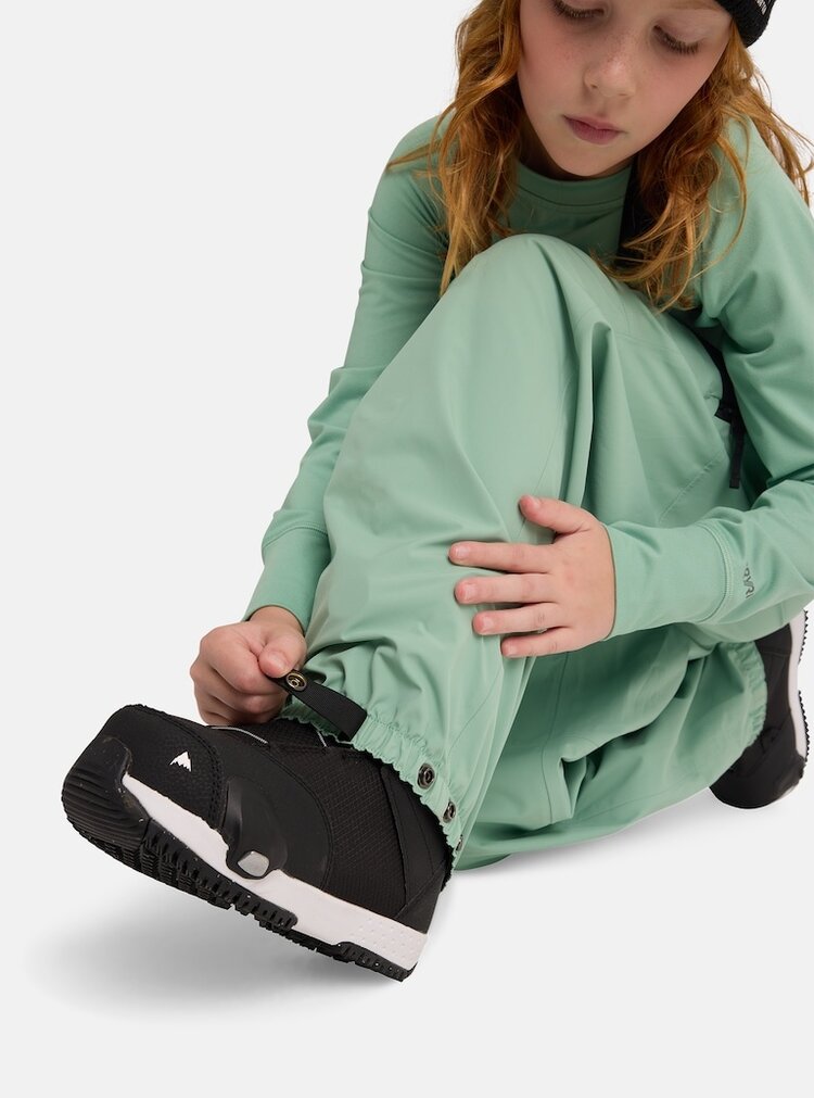 Burton Kids' Outbeam 3L Bib Pants | Soft Sage/True Black