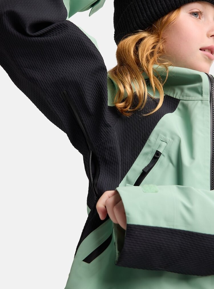 Burton Burton Kids' Outbeam 3L Jacket System | Soft Sage / True Black