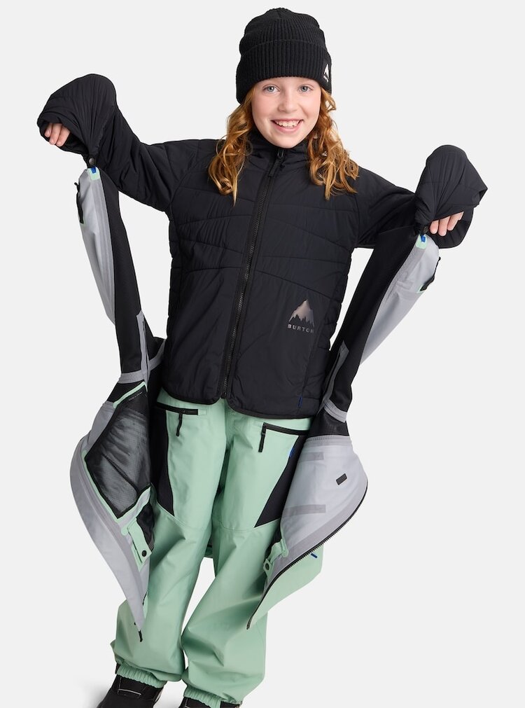 Burton Burton Kids' Outbeam 3L Jacket System | Soft Sage / True Black