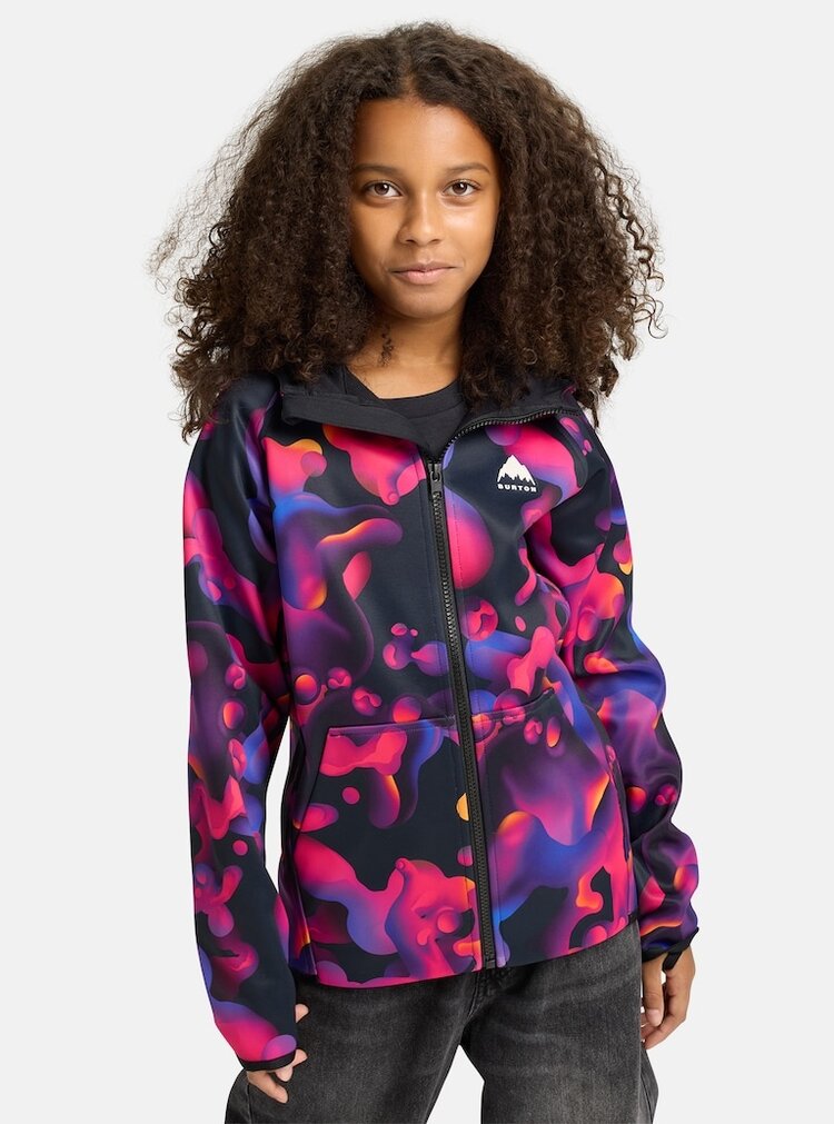 Burton Kids' Crown Weatherproof Full-Zip Fleece | Lava Lamp
