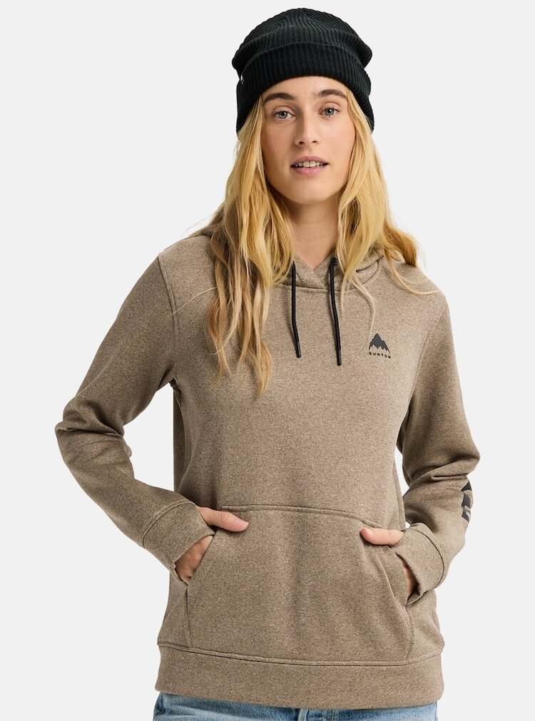 Burton Burton Women's Oak Pullover Hoodie | Summit Taupe Heather