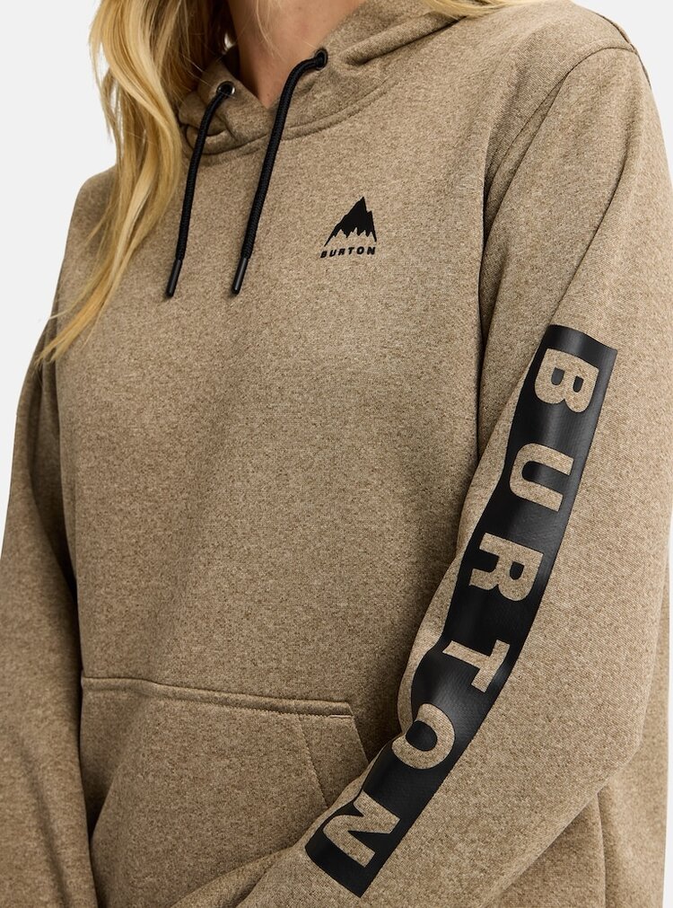 Burton Women's Oak Pullover Hoodie | Summit Taupe Heather