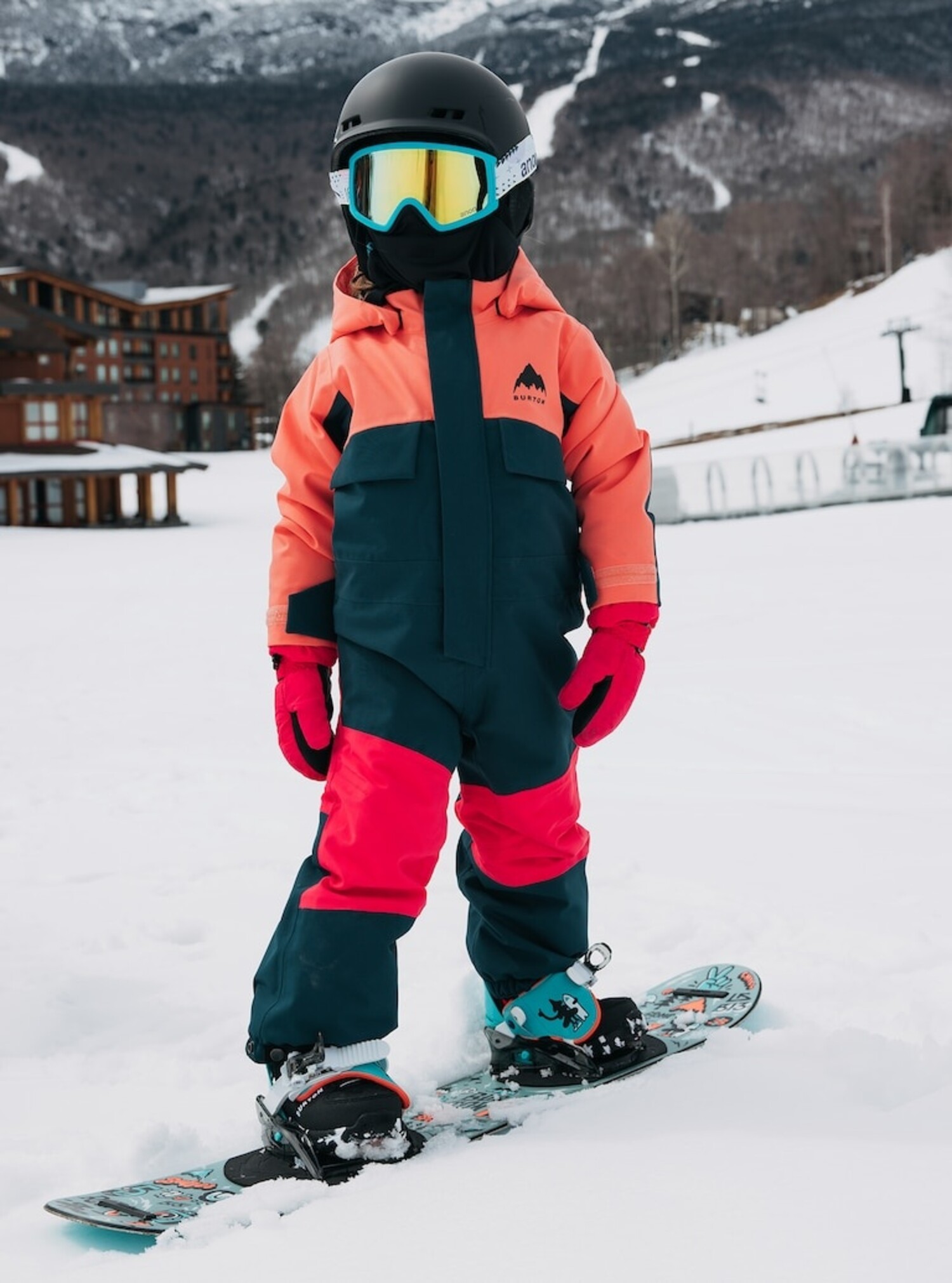 Burton Toddlers' 2L One Piece | Peach Echo/Deep Emerald - The