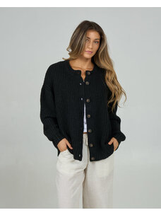 Salty Crew Salty Crew Mariner Cardigan | Black