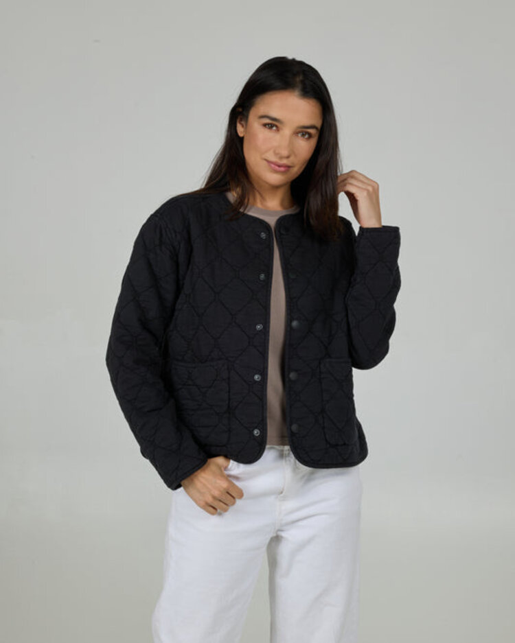 Salty Crew Camp Jacket | Black