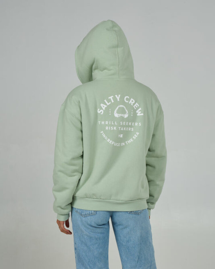 Salty Crew Salty Crew Chompers Zip Hoodie | Meadow Green