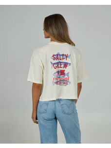 Salty Crew Salty Crew Fish Finder Skimmer Tee | Off White