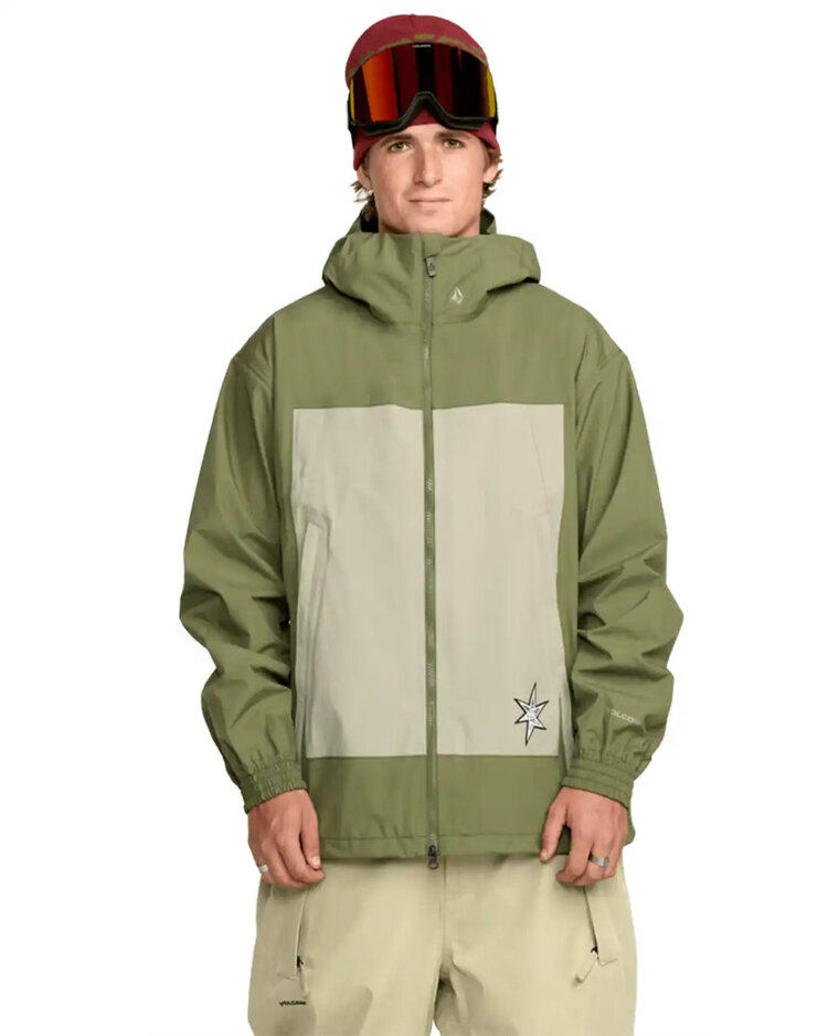 Volcom Men's Arthur 3L Jacket | Dark Olive