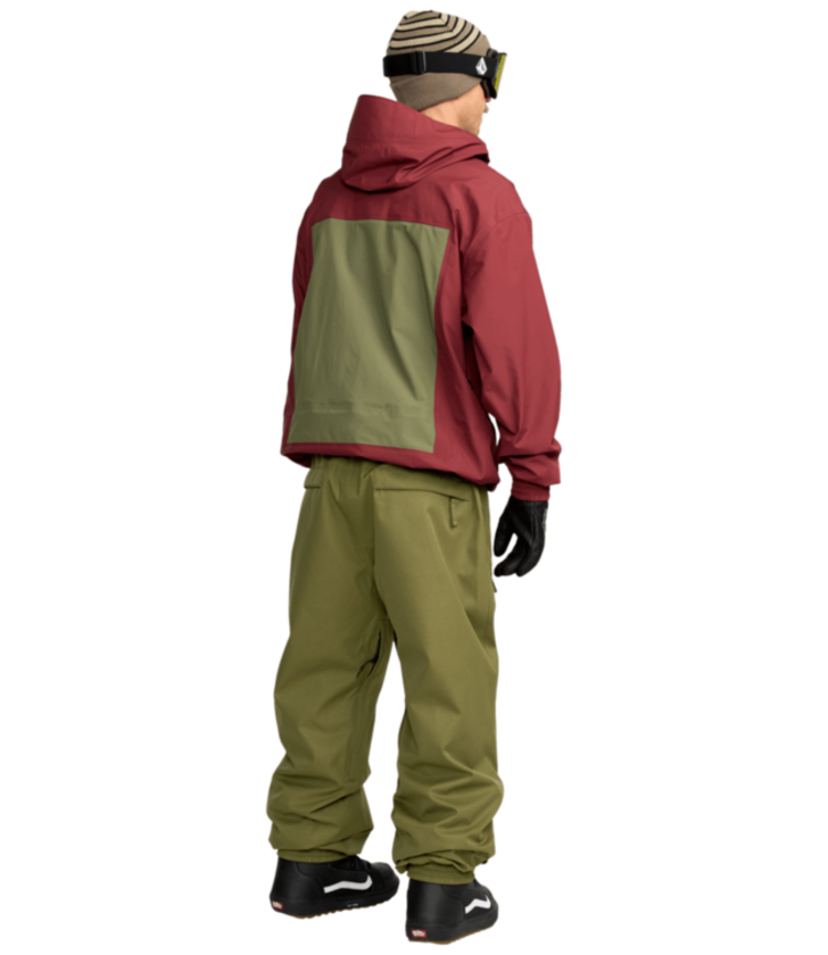 Volcom Men's Arthur 3L Jacket | Burnt Red