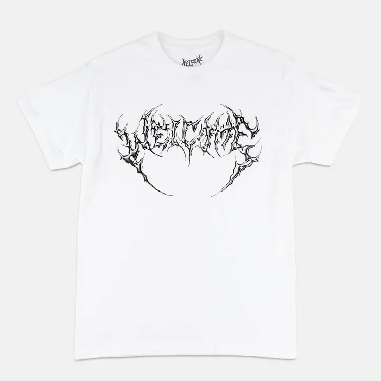 Welcome Chrome Fang Tee | White