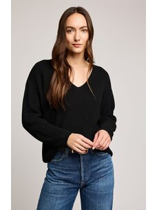 Gentle Fawn Tucker Pullover Sweater | Black