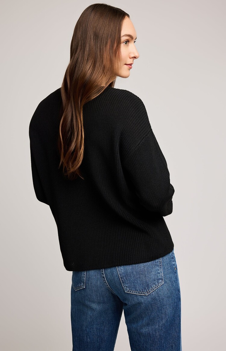 Gentle Fawn Tucker Pullover Sweater | Black