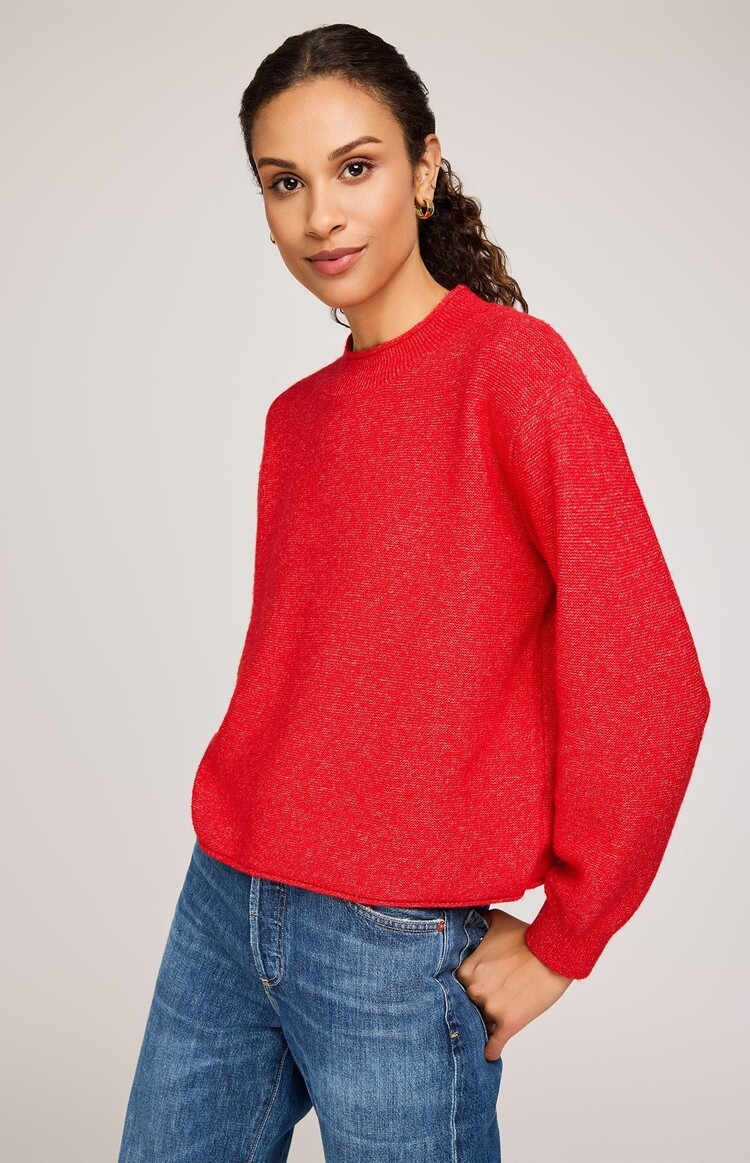 Gentle Fawn Wanda Pullover Sweater | Heather Red