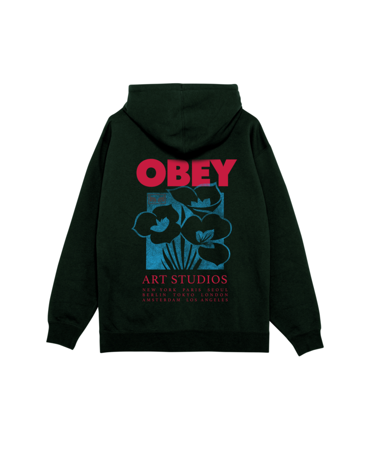 Obey Art Studio Flowers Hood | Botanical Garden