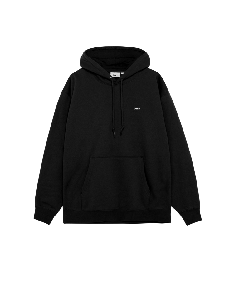 Obey World In Flames Hood | Black