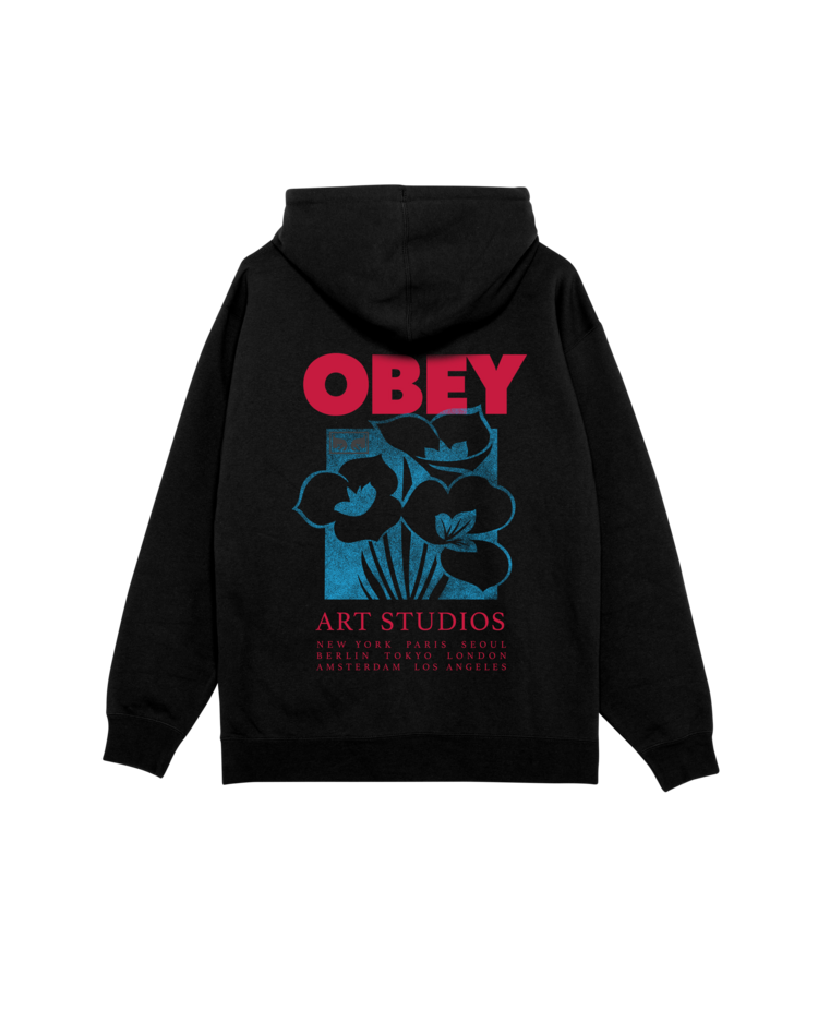 Obey Art Studio Flowers Tee | Black