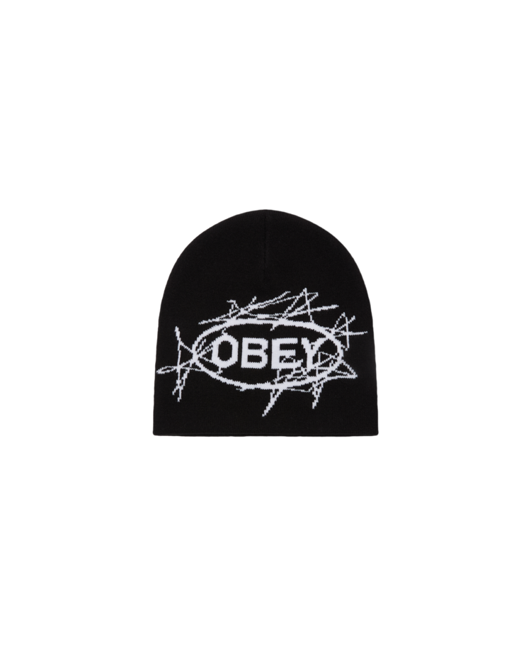 Obey Scram Beanie | Black