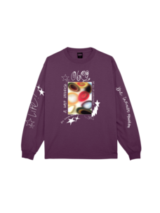 Obey Vast Universe Long Sleeve Tee | Pigment Plump Perfect