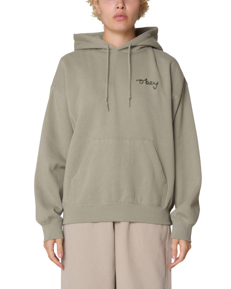 Obey Chainstitch Baggy Relaxed Hood | Shadow