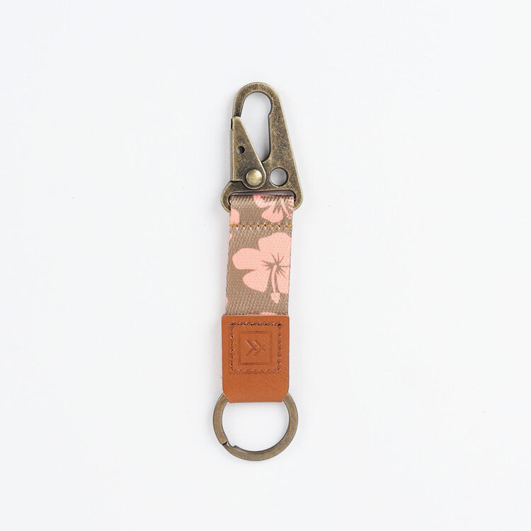 Thread Thread Keychain Clip | Hawaiian Floral