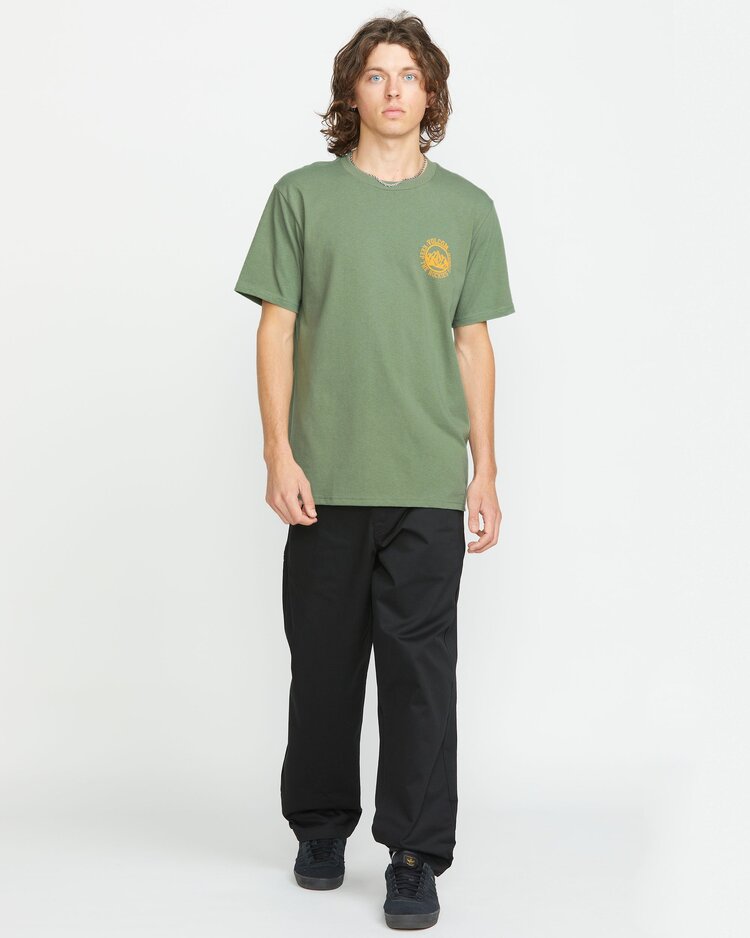 Volcom Keep Rockies Stoned Shortsleeve Tee | Light Olive