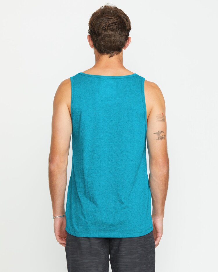 Volcom Solid Heather Tank | Bay Blue Heather