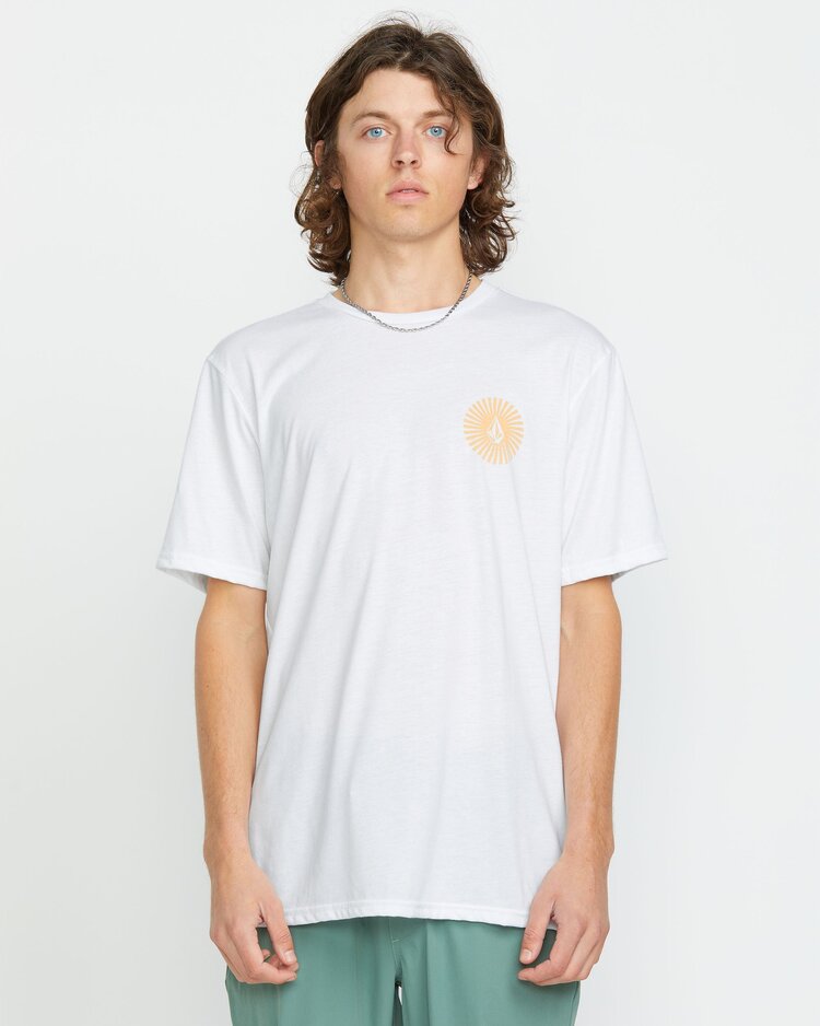 Volcom Get Out Tech Short Sleeve Tee | White