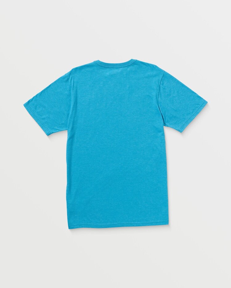 Volcom Line Service Short Sleeve Tee | Bay Blue Heather