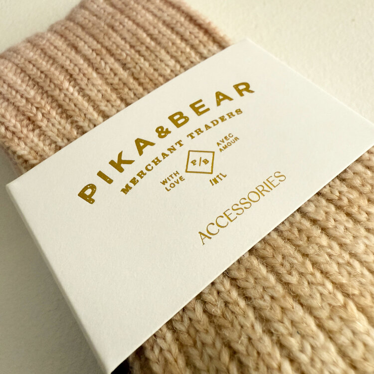 Pika & Bear Garcia Tie-Dyed Ribbed Crew Sock | Lychee