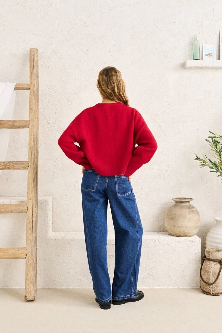 Rhythm Rhythm Estelle Fluffy Cardigan | Chilli