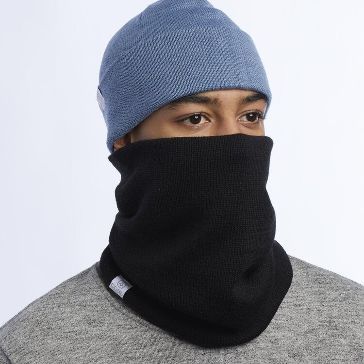 Coal Flt Gaiter Toque | Black