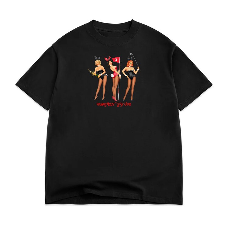 Color Bars Color Bars Playboy Who’s Your Caddy Tee | Black