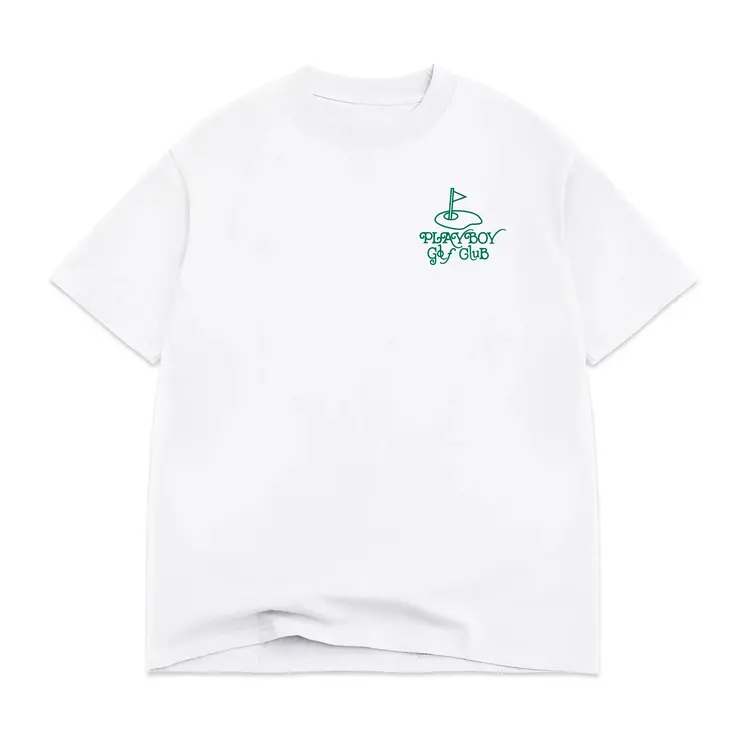 Color Bars Playboy Bunny Hills Tee | White