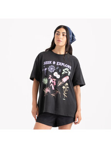 Roark Roark Foraged Oversized Tee | Faded Black