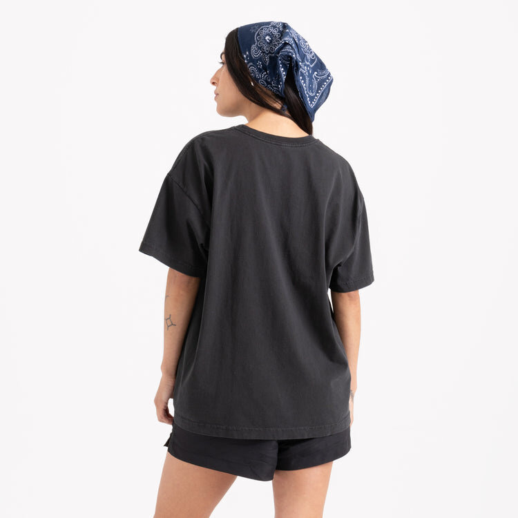 Roark Roark Foraged Oversized Tee | Faded Black