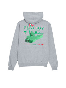 Color Bars Playboy Hills Hood | Heather Grey