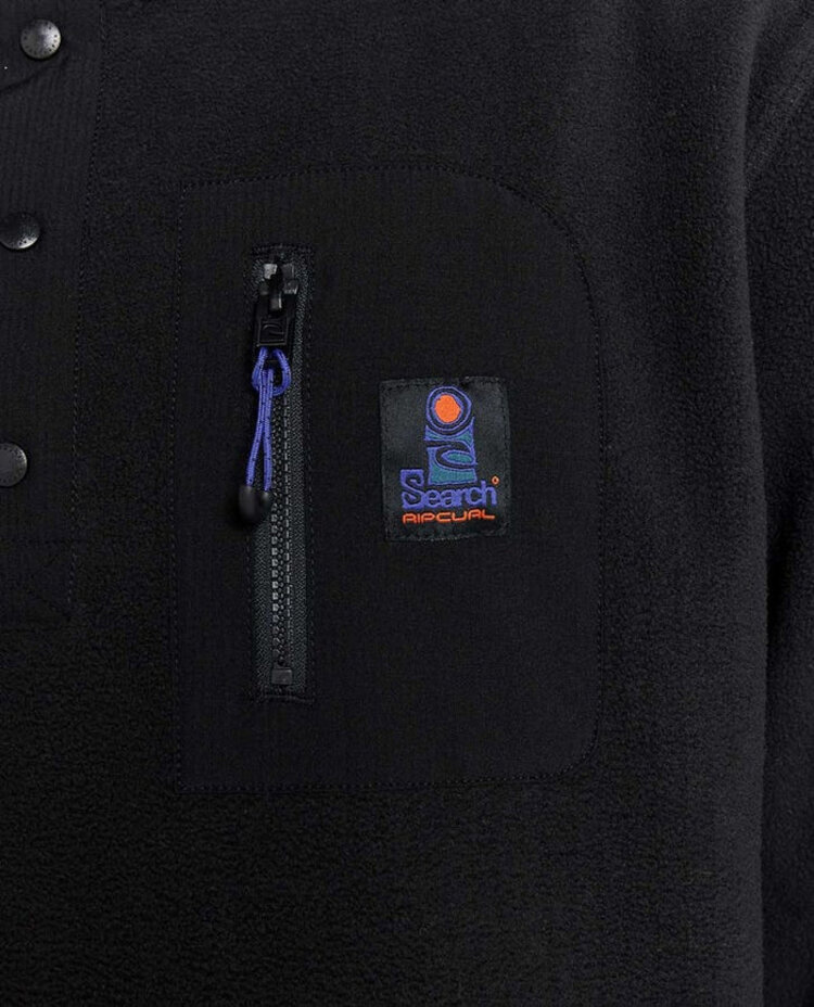 Rip Curl Rip Curl Search Polar Fleece Crew | Black