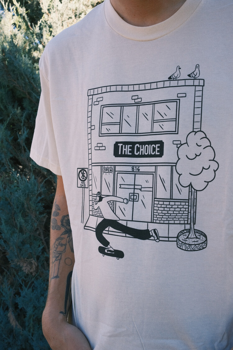 The Choice Shop The Choice Storefront Tee | Cream