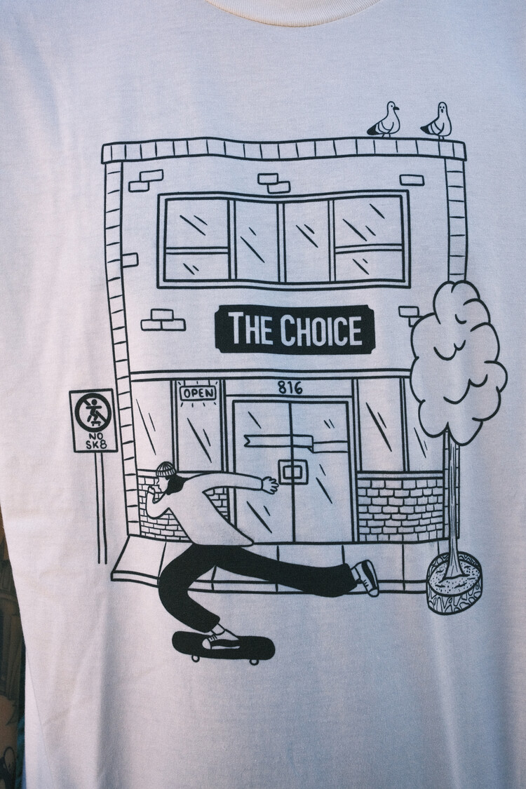 The Choice Shop The Choice Storefront Tee | Cream