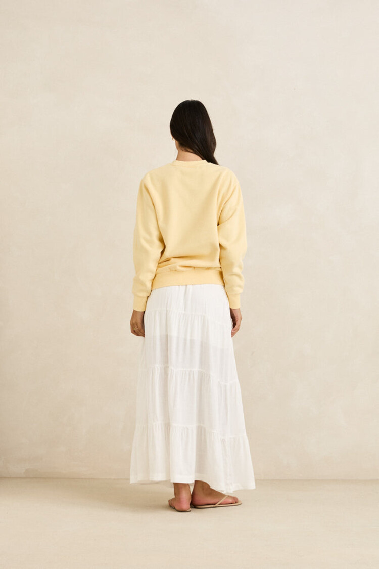 Rhythm Rhythm Classic Brand Fleece | Butter