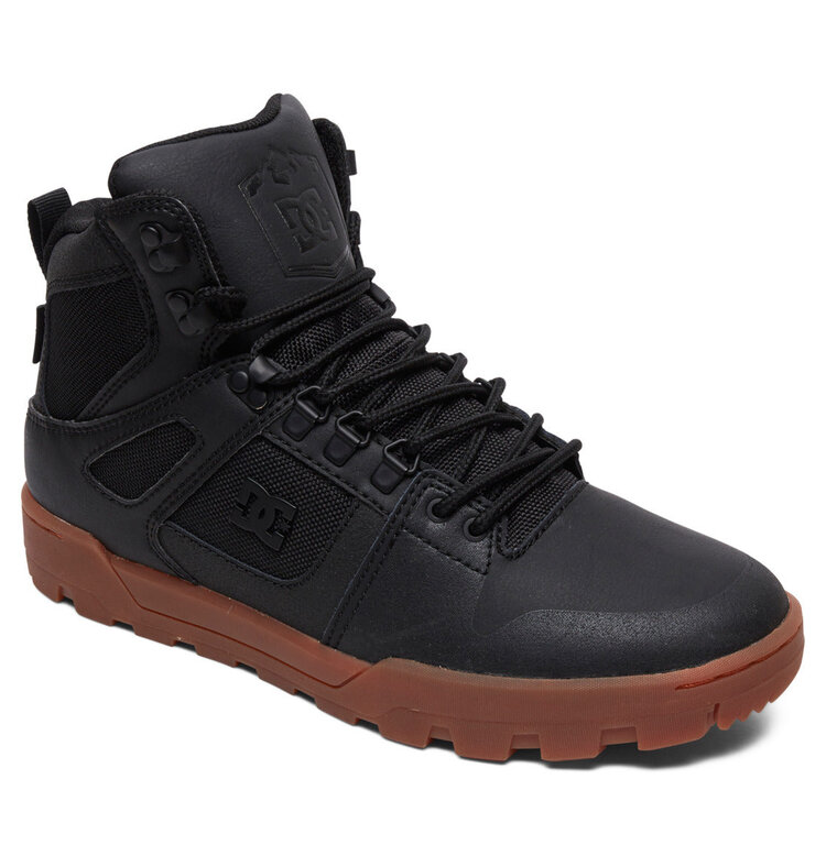 DC Pure High Top Water Resistant Boot | Black/Gum | M13