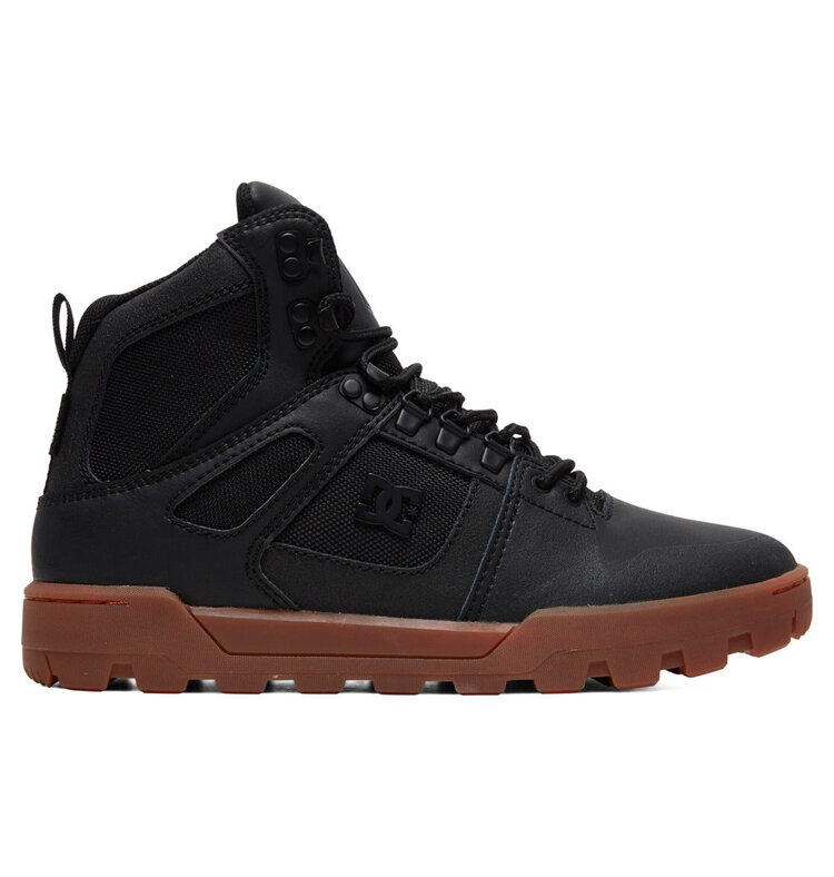 DC Pure High Top Water Resistant Boot | Black/Gum | M13