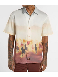 Dickies River Ranch Short Sleeve Shirt | Oak Buff
