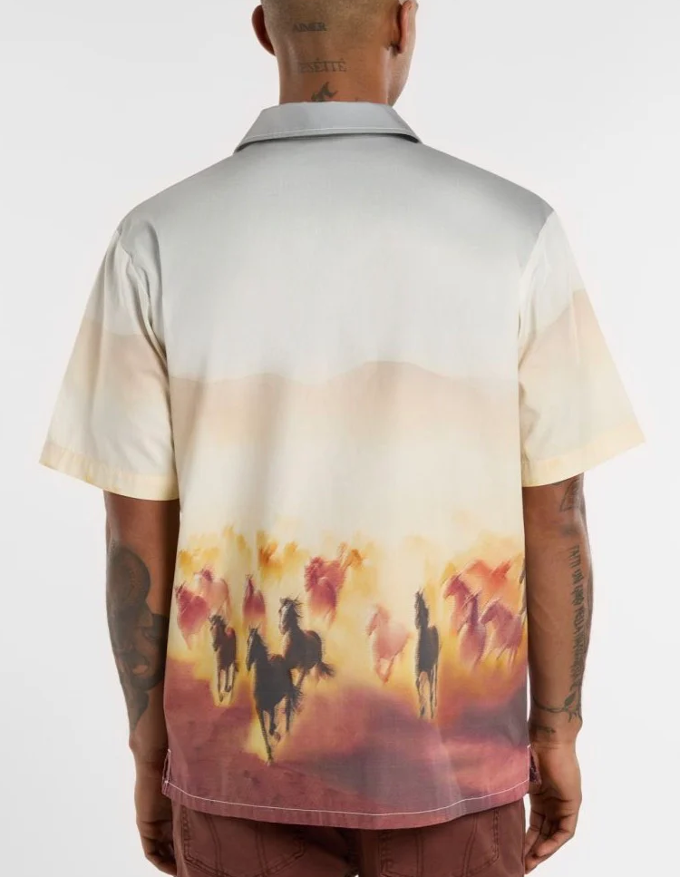 Dickies River Ranch Short Sleeve Shirt | Oak Buff